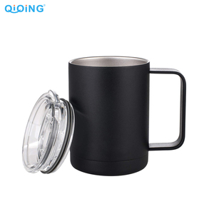 2019 Hot Sale 10oz Stainless Steel Double Walled Custom Coffee Mug/Beer Tumbler With Handle