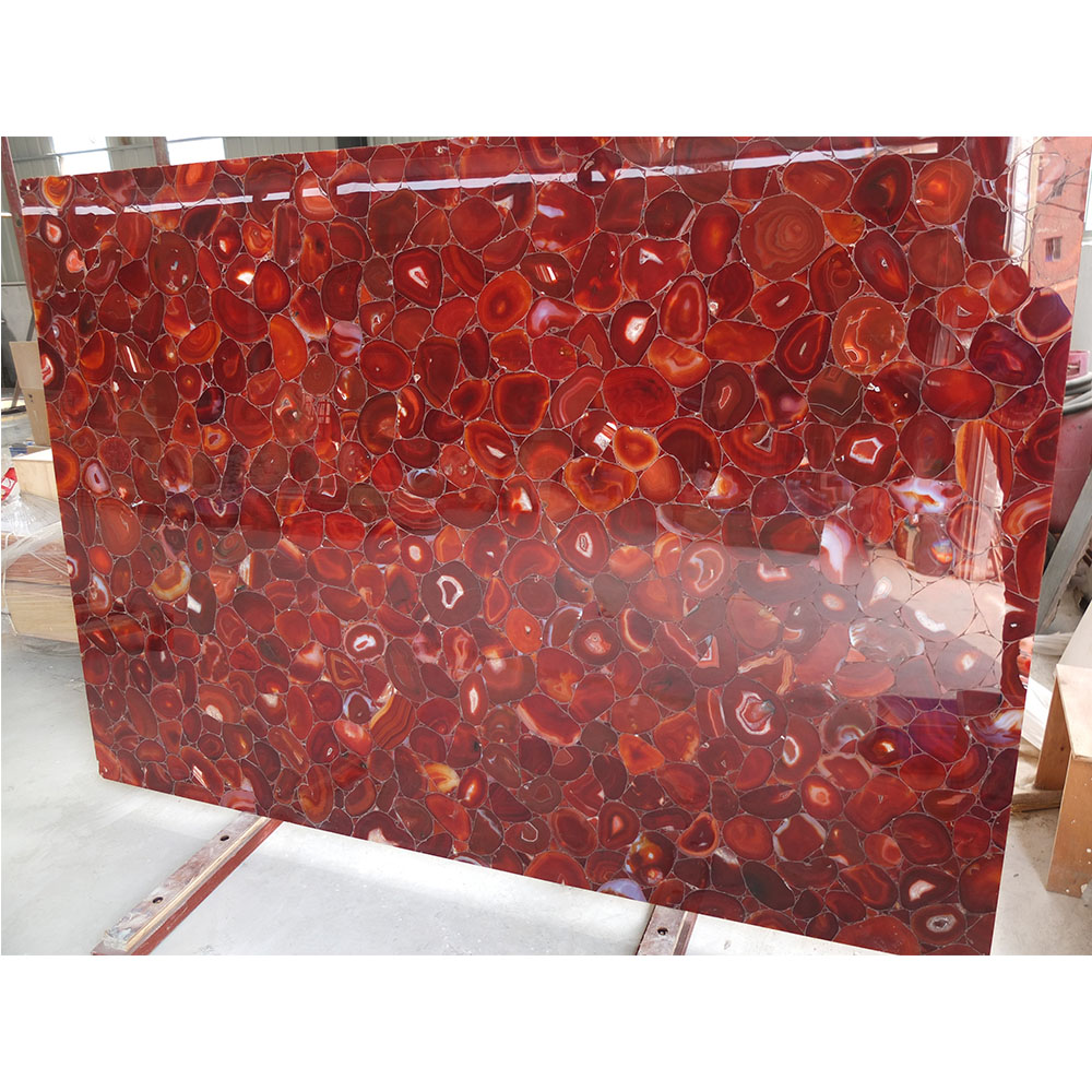 natural semiprecious stone slabs, red granite stone slab