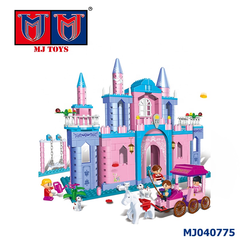 COGO Girl Friends Castle Cinderella Prince Fairy Tales Diy Building Blocks Toys