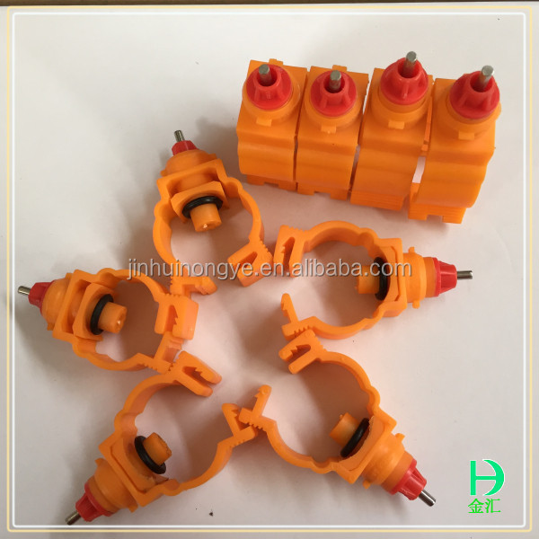 drinker for chicken Hot selling chicken nipple drinking spoutCassette nipple drinking spout steel ball ball valve automatic drin