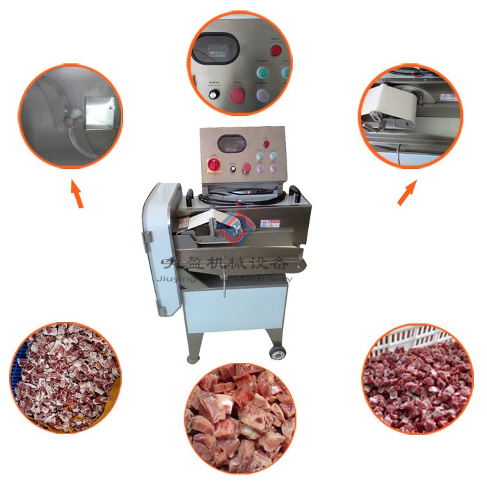 Industrial Beef Dicing Machine Frozen Meat Bone Cutting Machine For Canteens