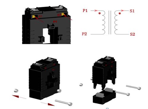 DP-816 ct 40005a split core current transformers