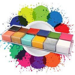 2019 Easy Coloring Packaging Private Label Kit 12 Color Palette Face Paint