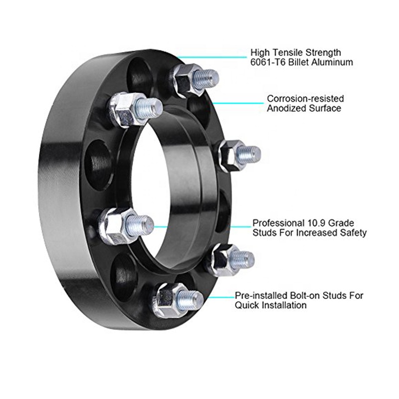 2 X Hubcentric 20mm amplia PCD Adaptadores de 5x112 a 5x100 57.1mm Negro Para VW Audi