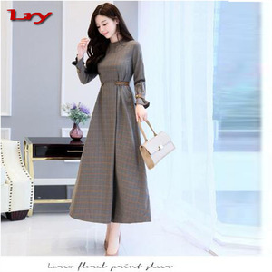 korean long dress design