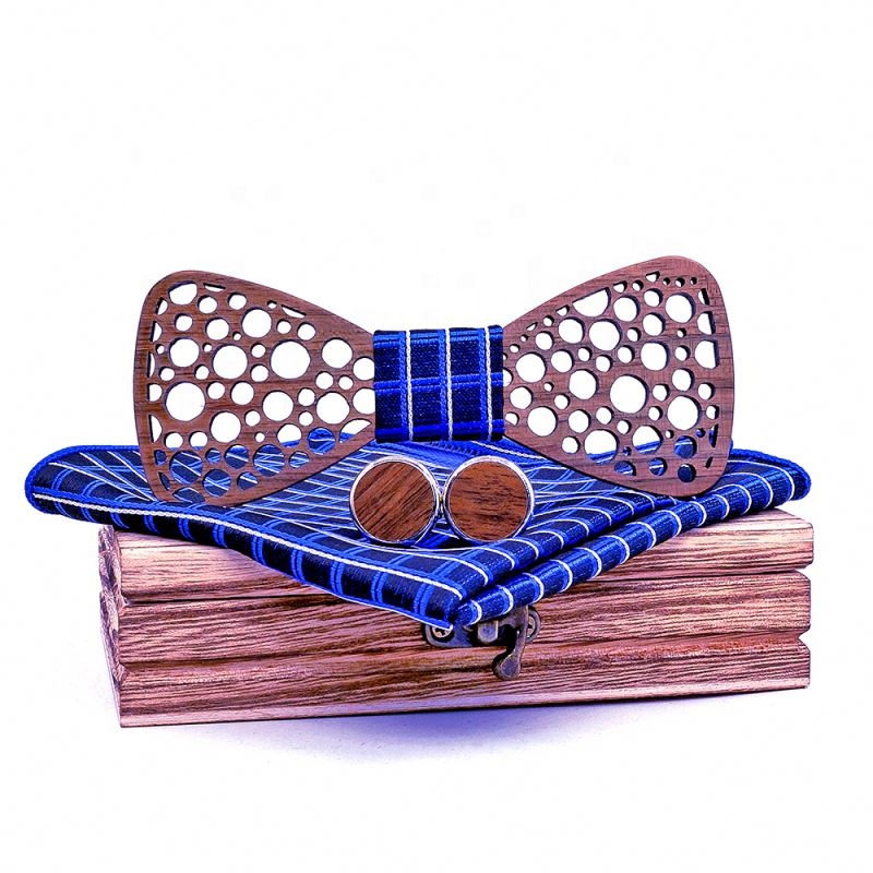 Оптовая продажа Новое поступление Модная одежда аксессуары Галстуки Обувь для мальчиков деревянный галстук бабочка дети