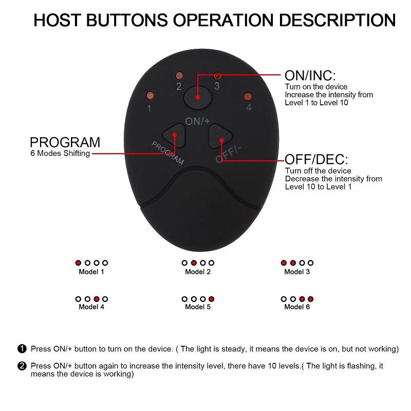 EMS ABS Stimulator Abs Trainer Muscle Toner Abdominal Toning Belt Workouts Portable AB Training Home Office Fitness Equipment