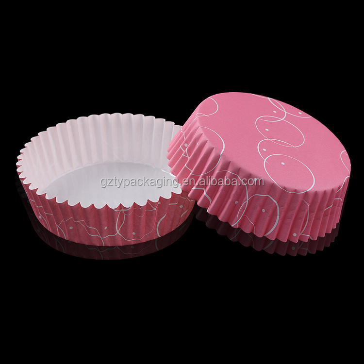 Brown with White Dots Disposable -100 pc. Floret Brioche Cup Bake and serve brioche floret paper baking cups self- standing mold