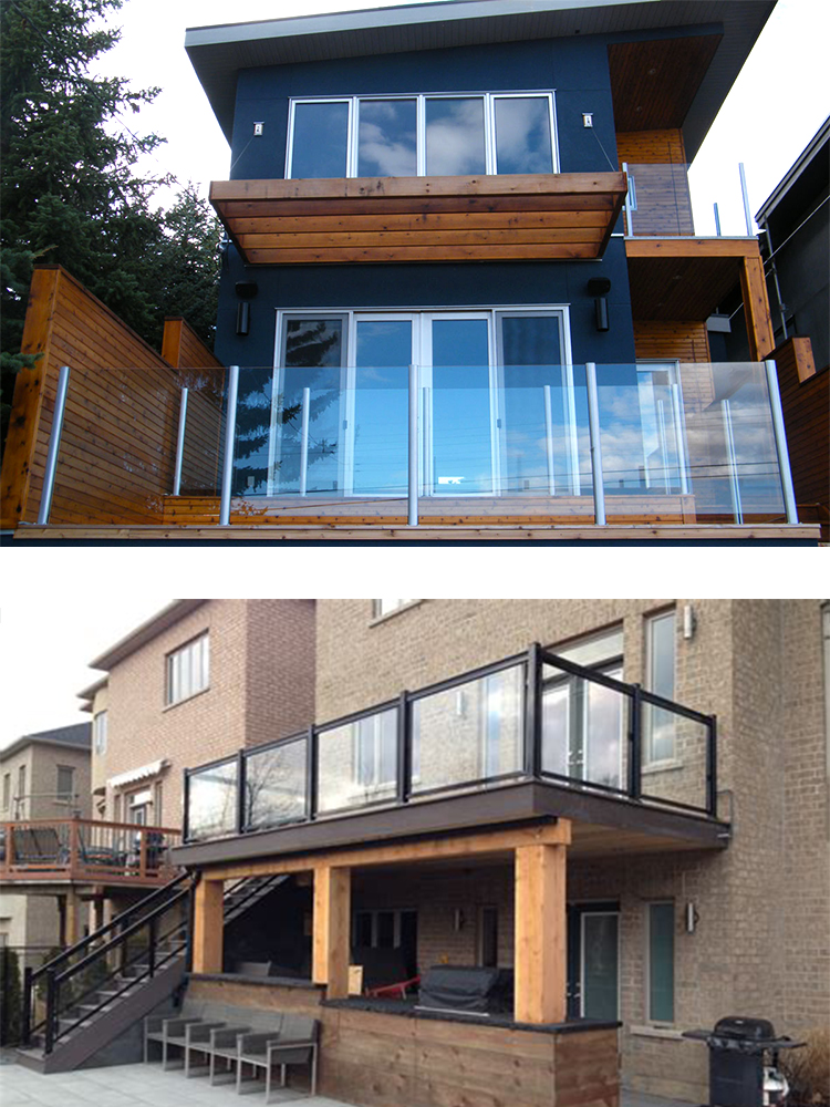 High quality Modern design for balcony stair railings with cheaper price