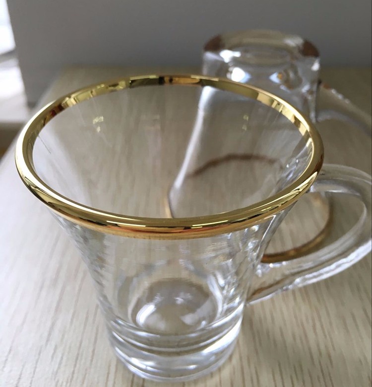 Wine Glass Shot Cup With Handle Small Size Bullet Liquor Vodka Tequila Cordials Whisky Shot Glass For Bar