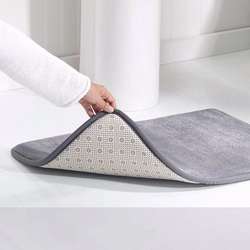 Hot Selling Memory Foam Bath Mats 40cm60cm Bathroom Horizontal Stripes Rug Absorbent Soft Comfort Non slip Bath Mats