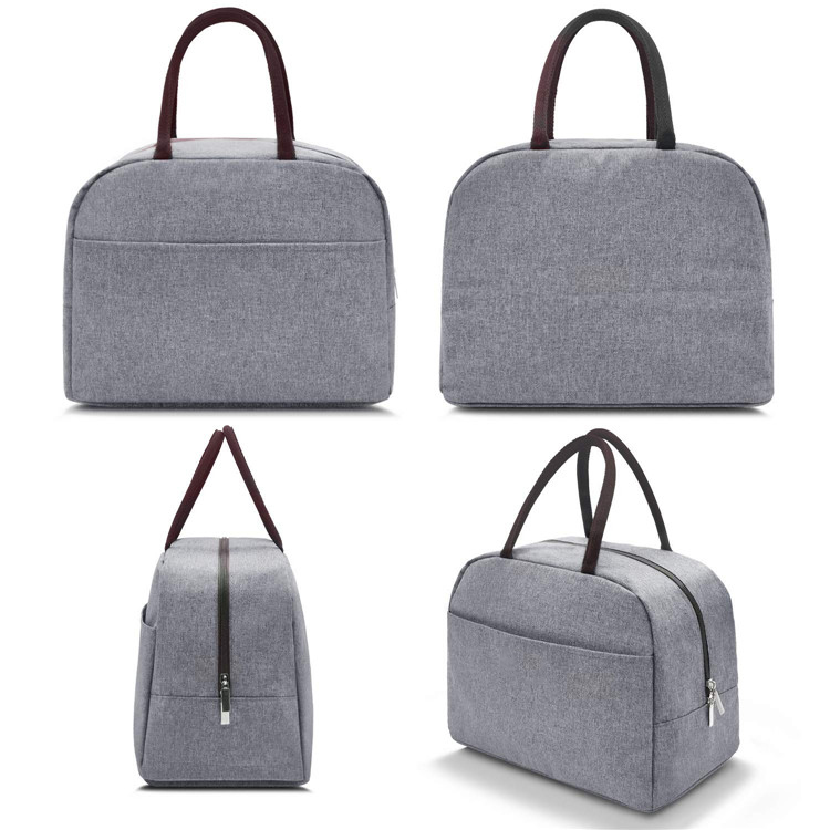 여성을위한 다기능 패션 대용량 경량 휴대용 토트 도시락/쿨러 가방 용 단열 원단