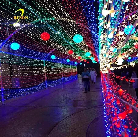 Christmas/event/holiday decoration outdoor led lighted tunnel arch