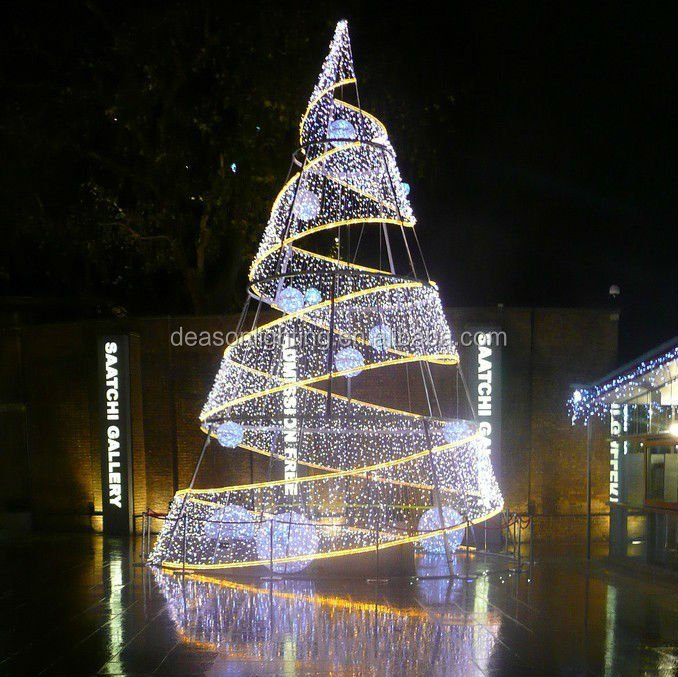 LEDビッグクリスマスツリー屋外装飾 | IP65防水・3m-15m適用