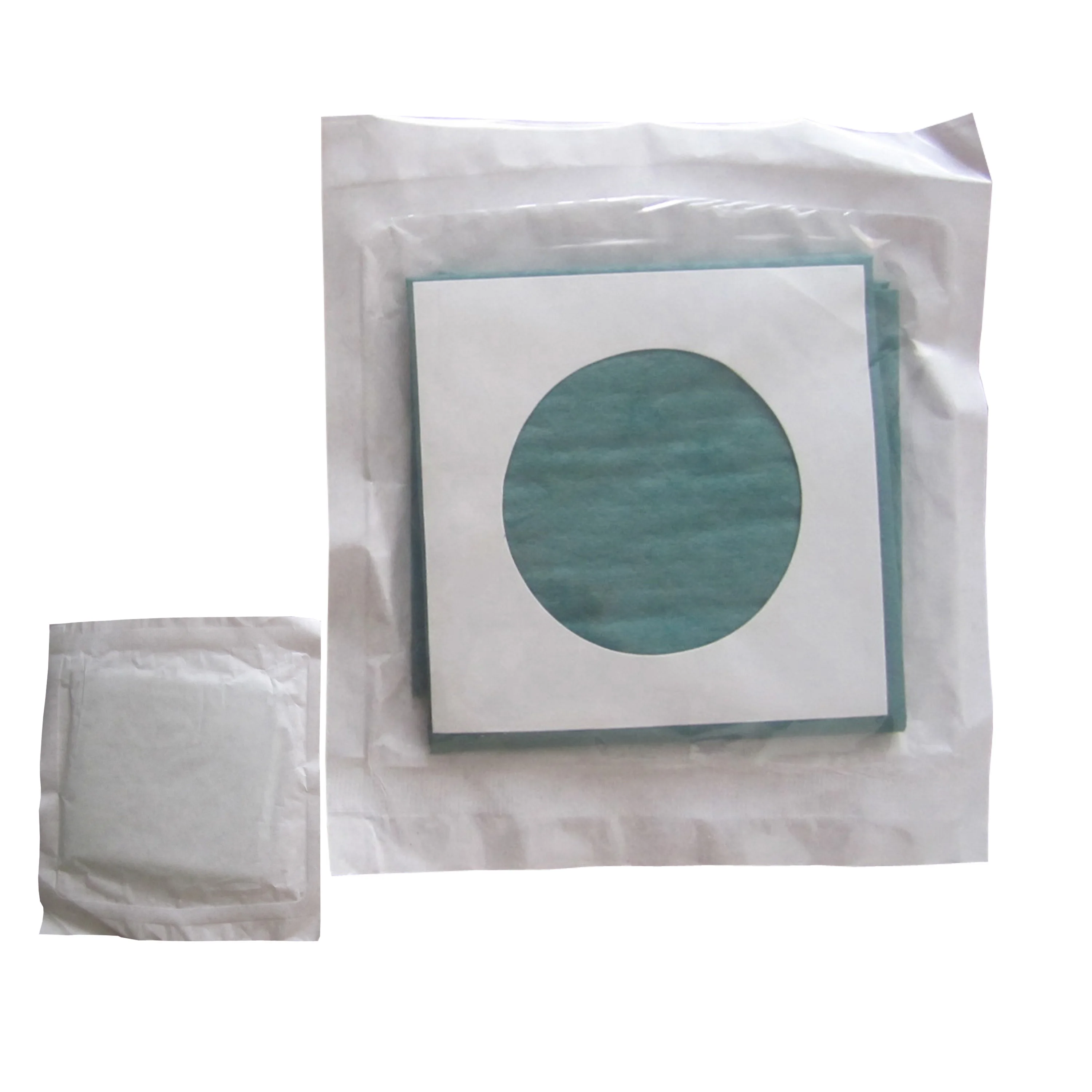Sterile absorbent paper fenestrated drapes surgical drape with hole
