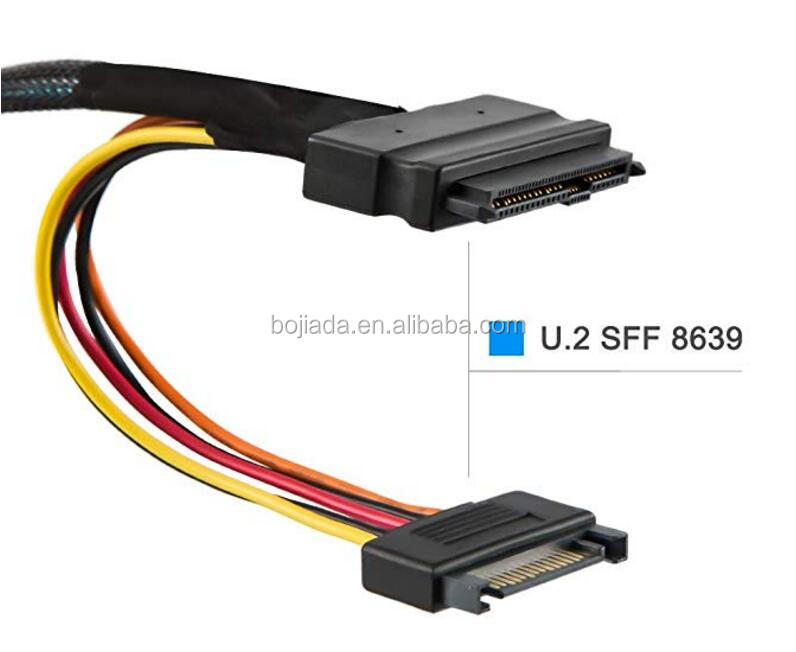 Built-in 12G Mini SAS HD to U.2 / SFF-8643 to SFF-8639 Cable 0.5M with
