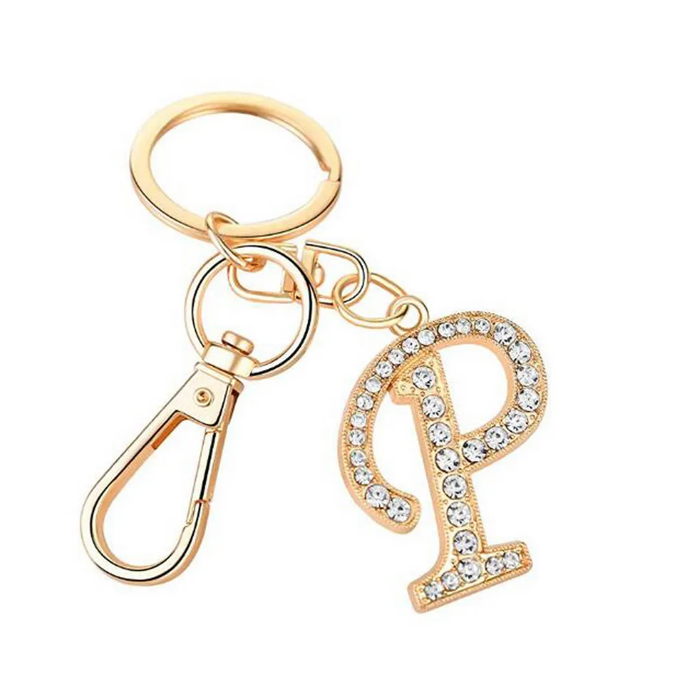 Gold Hardware Gold Flakes Gold Glitter Custom Letter Keychain All 26 Letters A-Z Keychain Custom 