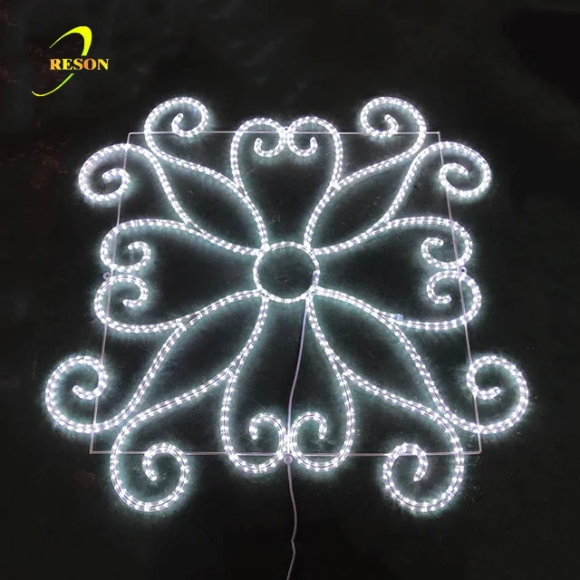 2021 New Snowflake Window Lights/ Big Outdoor Snowflake Lighting 90*90cm