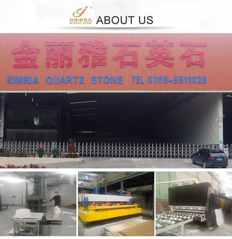 Polished waterproof artificial stone type kitchen countertop  quartz stone vanity tops