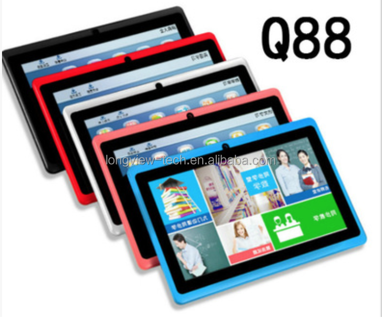 Оптовая продажа 7 дюймов 1 ГБ 8 ГБ Обучающий планшет для детей образовательный планшетный ПК + прочный силиконовый чехол с подставкой