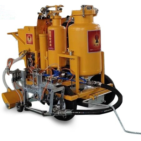 LXD-968 ручная нажимная машина для холодной пластиковой дорожной маркировки для проточной линии