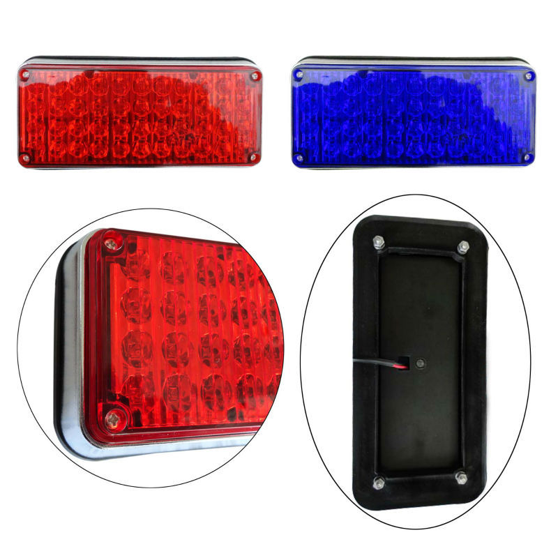 7x3 Vehicle Surface Mount Warning LED Ambulance Side Marker Strobe Light