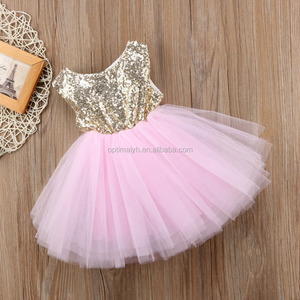 Newest design wholesale Children Baby Girls Dresses
