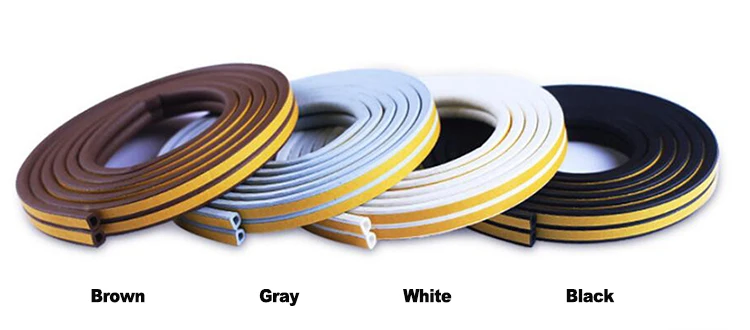 rubber plastic foam seal strips for kitchen cabinet door rubber profile