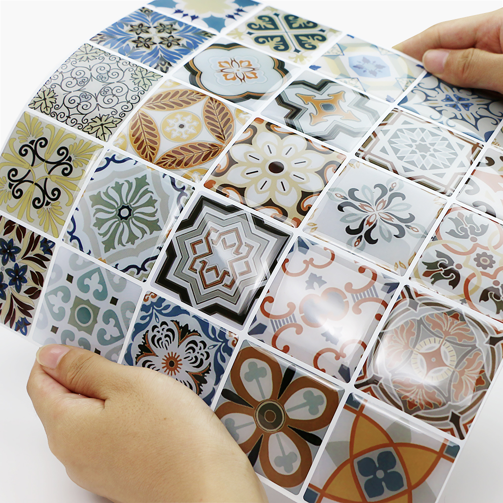 Home Marble Peel and Stick Backsplash Tiles Painel de Parede 3D Wall Coating