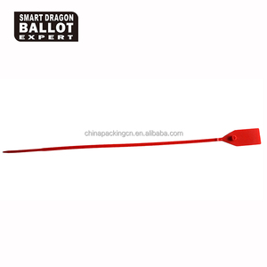 Logo Print Strong Container Plastic Security Strap Seals with Metal Insert