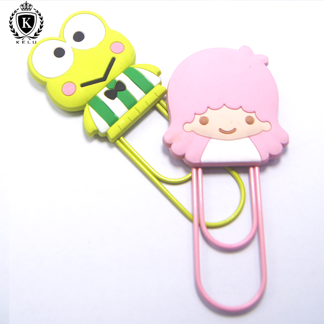 LG-SL-A004 дешевые силиконовые скрепки для офиса резиновые скрепки с логотипом куклы
