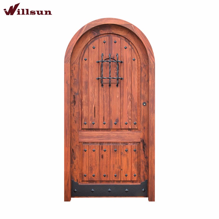 Produttore Cina Anderson Francese Porte Porta di Ferro Decor 30 Pollice Porta D'ingresso Con Finestra