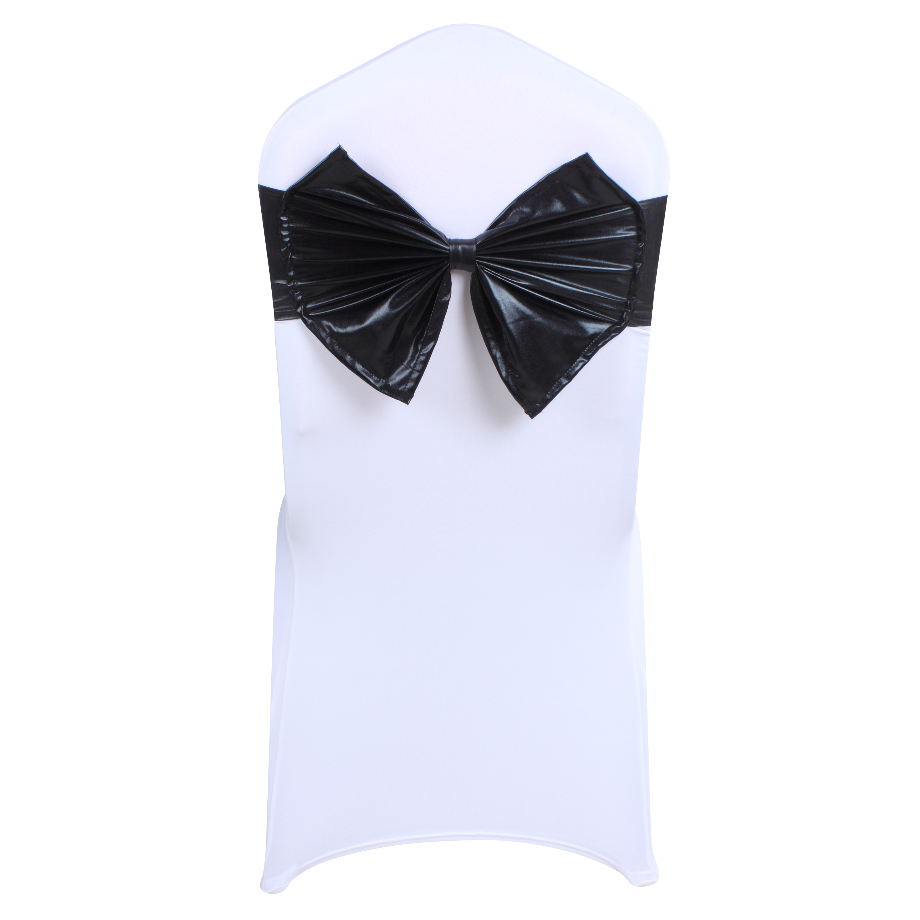 Pabrik Dijual Panas Mewah Spandex Stretch Kursi Ikat Busur Dasi Kursi Band untuk Pesta Pernikahan Perjamuan Dekorasi