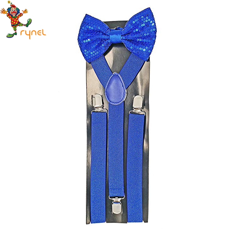 Halloween Wholesalers Zebra Print Suspenders