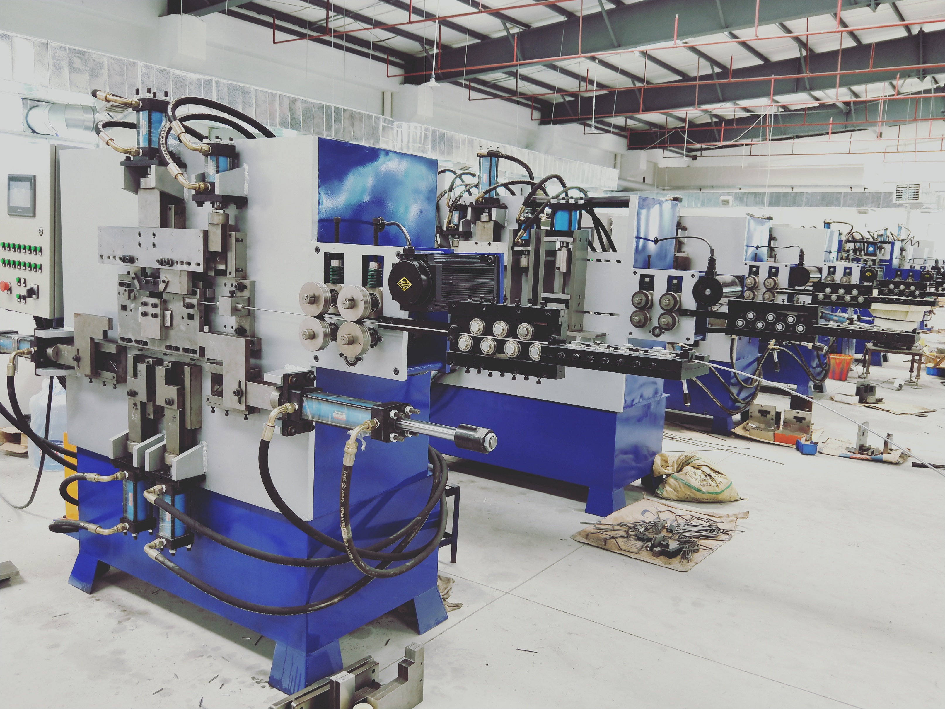 Copper Busbar Wire Bending And Making Machine with Punching