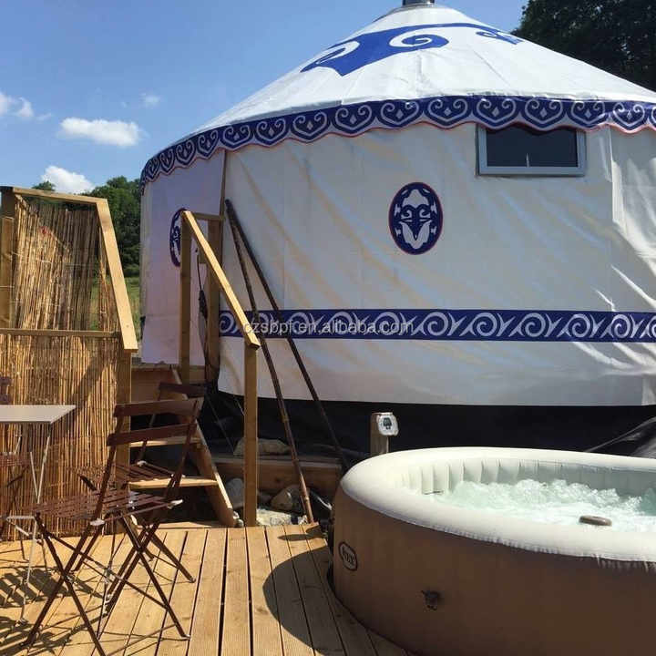 Outdoor Dome Party Luxus mongolische Jurte Ger Zelte