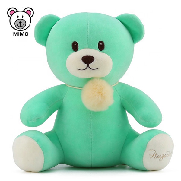 lime green teddy bear