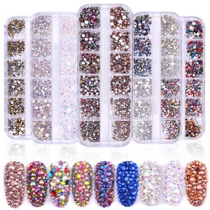ShiningLife Brand best sell OEM rhinestone design New Fashion rhinestones nail art