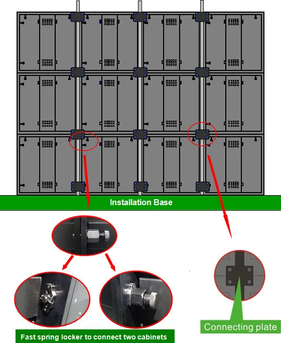 Lo sputo dell'interno di Rgb Smd1515 di colore pieno la pubblicità di P2.5 Digital che ha condotto l'introduzione sul mercato 640*480mmm dell'esposizione ha condotto lo schermo