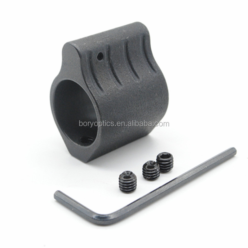 Стальной низкопрофильный газовый блок Micro .223 5,56 Крепление подходит для 0,75 дюймового цилиндра газовый блок длиной 1 дюйм