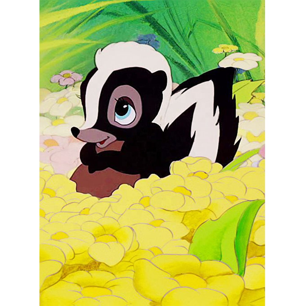 Бэмби скунс цветочек. Бэмби 2 скунс. Скунс из бэмби. Бэмби цветочек. Скунс с цветочком из бемби.