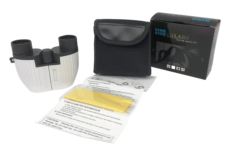Secozoom Hot Sale Shockproof Optics Gift Bak4 8x22 Binoculars for Kids