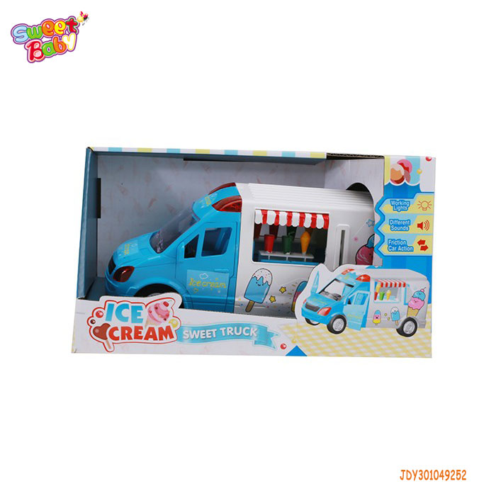 Дешевые пластиковые фрикционные Машины мороженое игрушки оптом, игрушки 2019