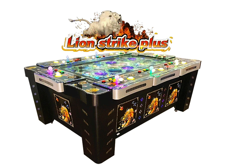 FISH HUNTER Trò chơi điện tử Máy trò chơi bắn súng Video Lion Strike Plus 8 người chơi Phần mềm máy trò chơi câu cá
