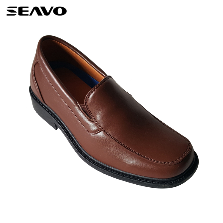Коричневые туфли для мальчиков SEAVO из искусственной кожи