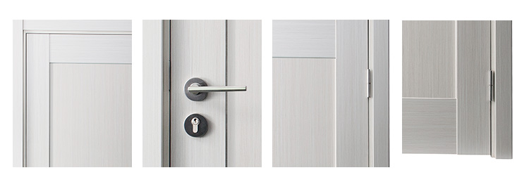 Customize HDF MDF finished surface wood door in vietnam  latest design single flush door