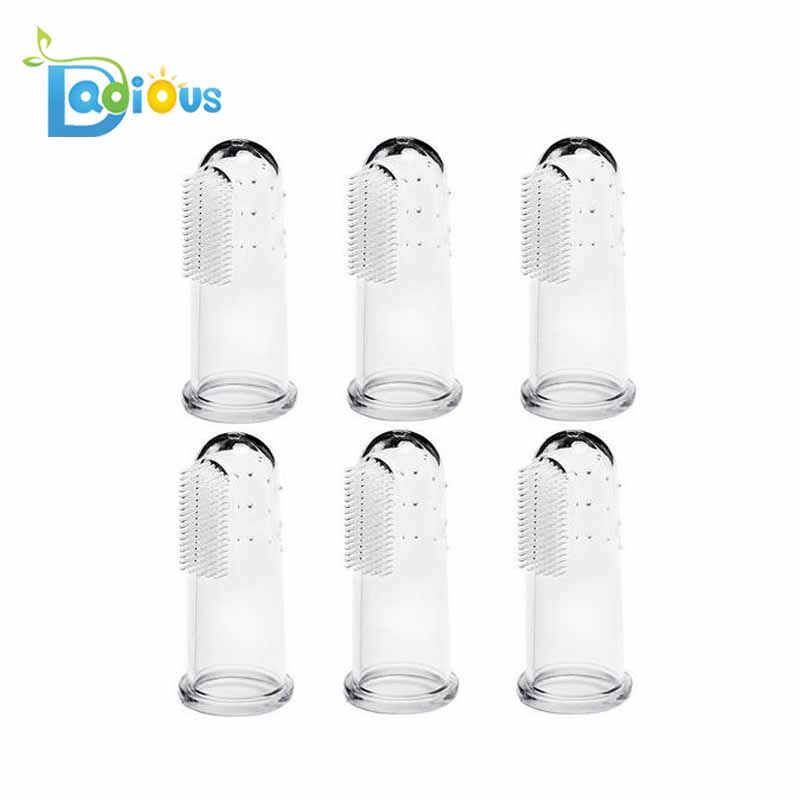 Мягкая силиконовая детская Массажная зубная щетка для чистки зубов младенца