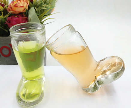 shoe shaped shot drinking glass