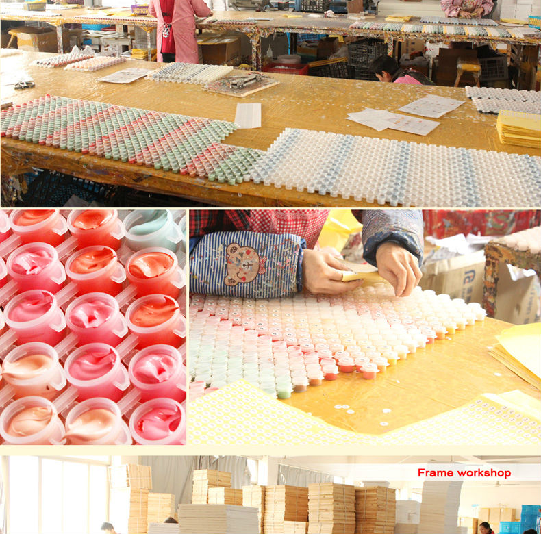 hot selling dog design  acrylic diy digital painting by numbers for home decor GX25852