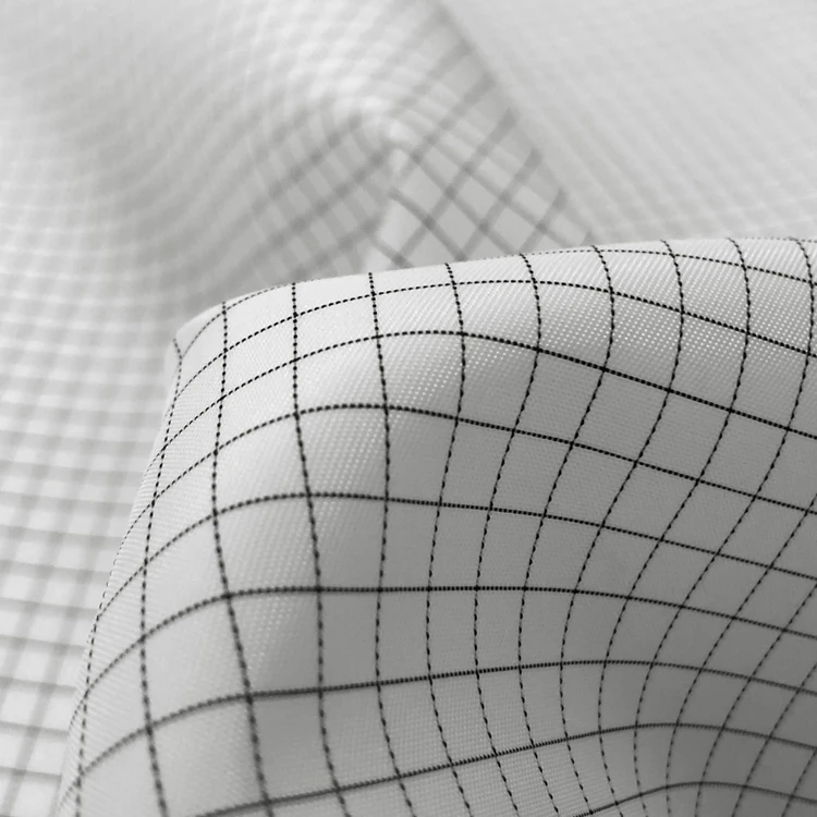 Полиэфирная электростатическая проводящая ткань из углеродного волокна